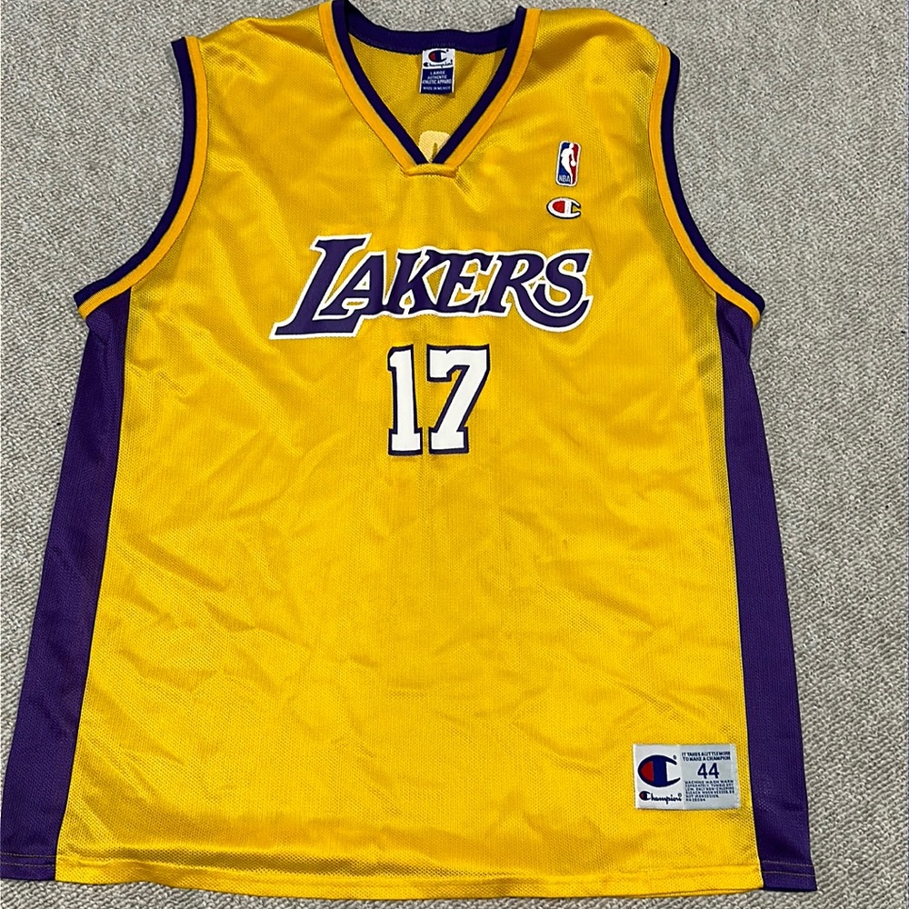 Rick Fox lakers jersey